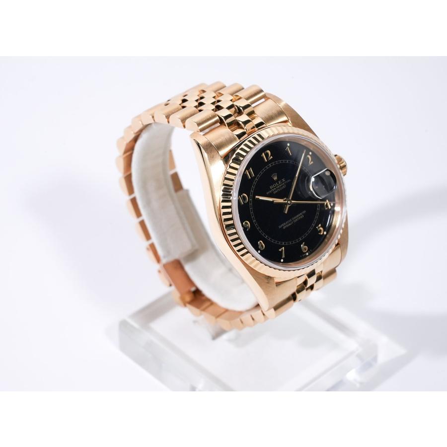 ロレックス デイトジャスト Ref.16018 イエローゴールド ブルーステラボイラーゲージ文字盤 | デイトジャスト | 04