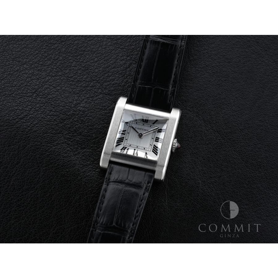 カルティエ タンク ノルマル Ref.WGTA0109 プラチナ シルバー文字盤 | Cartier | 12
