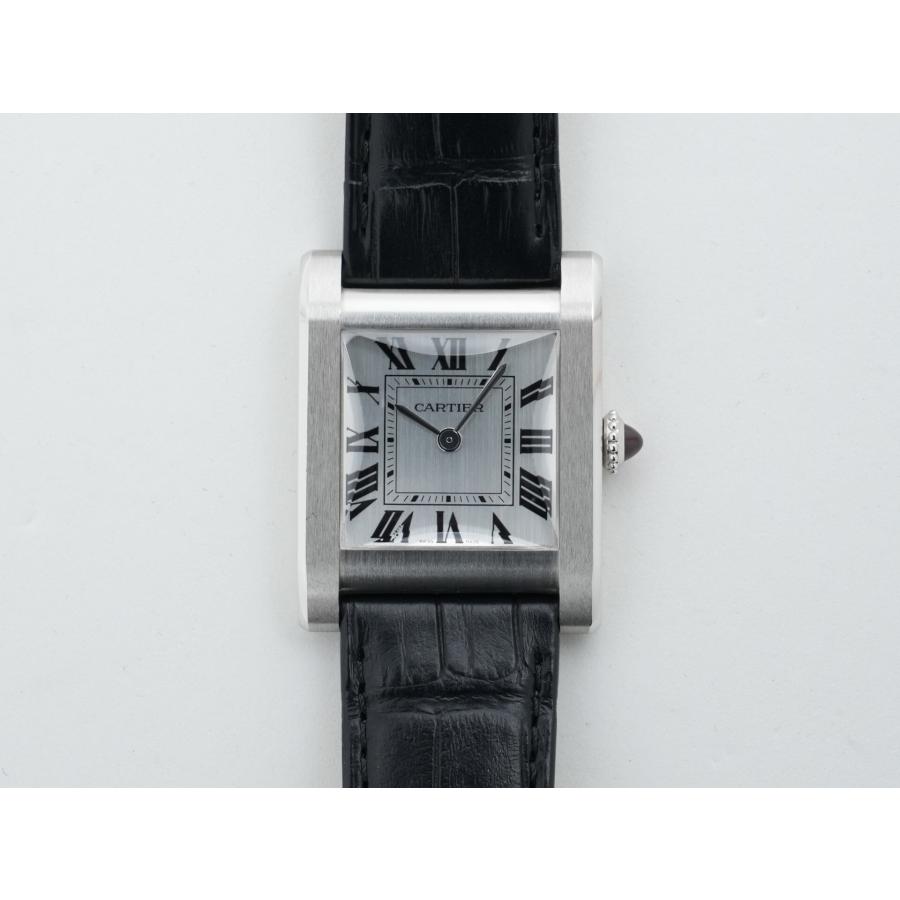 カルティエ タンク ノルマル Ref.WGTA0109 プラチナ シルバー文字盤 | Cartier | 01