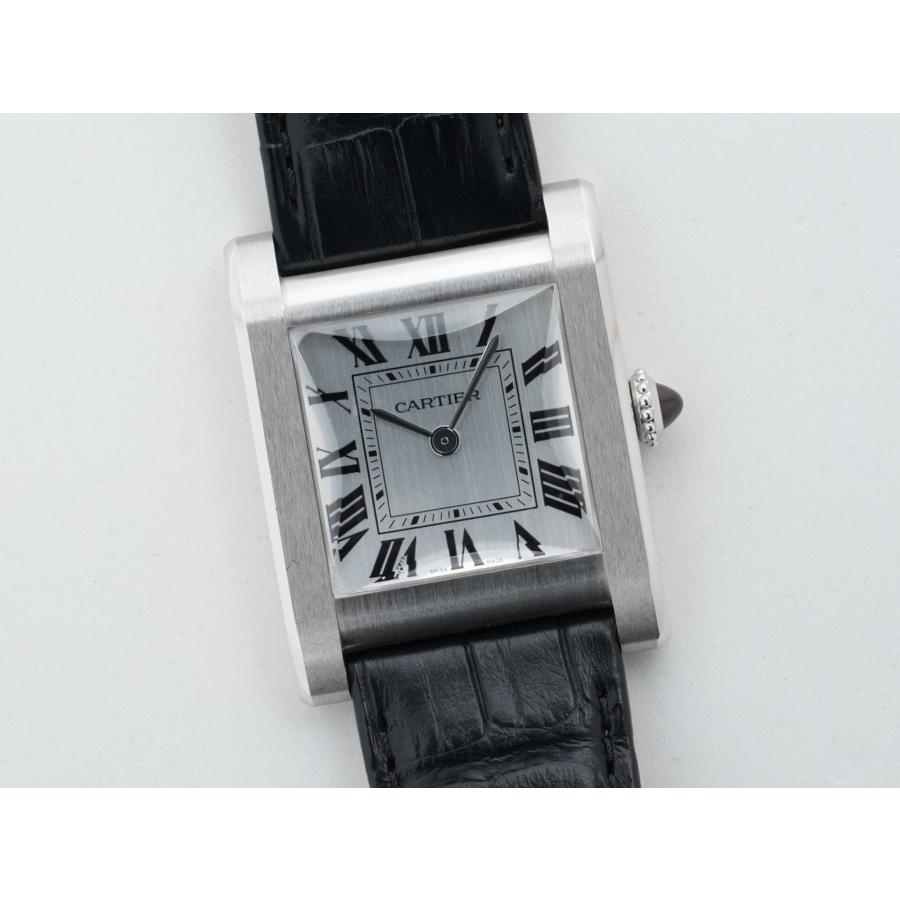 カルティエ タンク ノルマル Ref.WGTA0109 プラチナ シルバー文字盤 | Cartier | 02