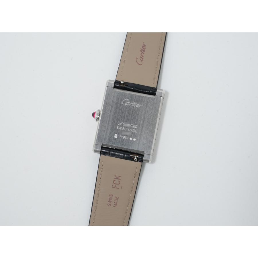 カルティエ タンク ノルマル Ref.WGTA0109 プラチナ シルバー文字盤 | Cartier | 06