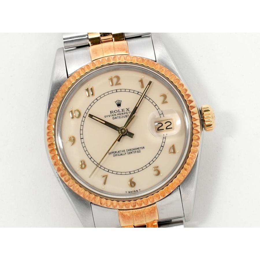 ロレックス デイトジャスト Ref.16013 ステンレススチール/イエローゴールド アイボリーボイラーゲージ文字盤 | デイトジャスト | 02