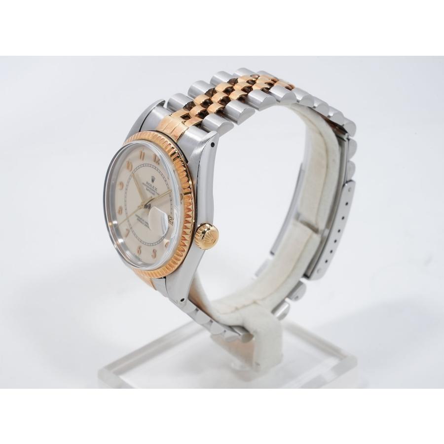 ロレックス デイトジャスト Ref.16013 ステンレススチール/イエローゴールド アイボリーボイラーゲージ文字盤 | デイトジャスト | 03