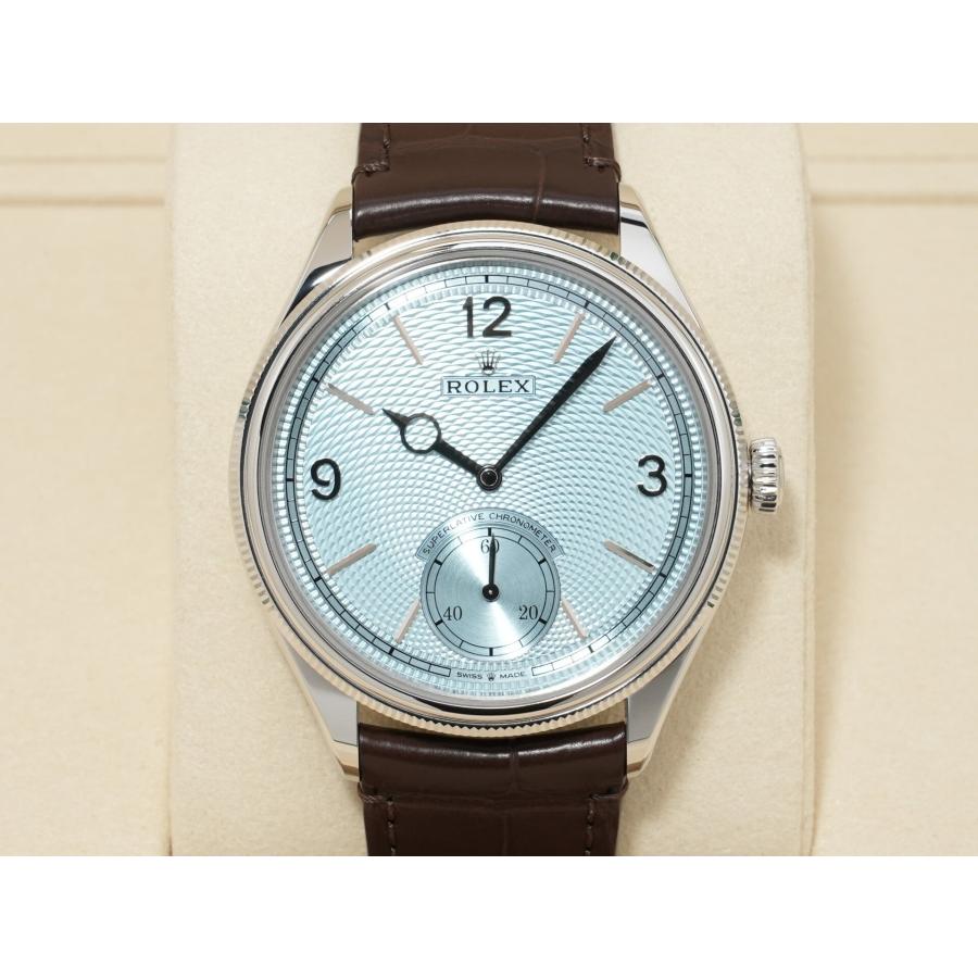 ロレックス 1908 Ref.52506 プラチナ アイスブルー文字盤 革ベルト | ROLEX | 01
