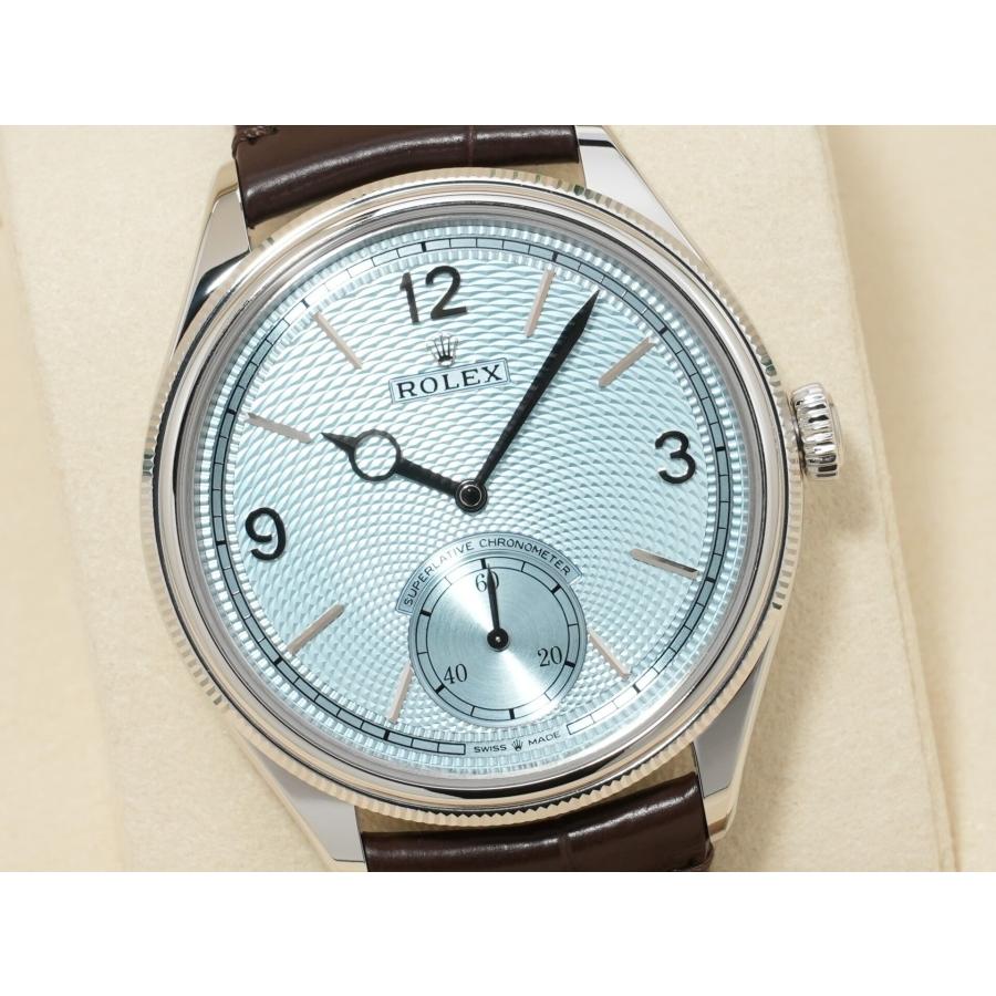 ロレックス 1908 Ref.52506 プラチナ アイスブルー文字盤 革ベルト | ROLEX | 02