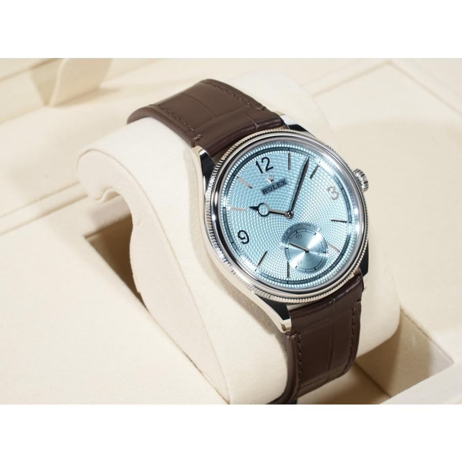ロレックス 1908 Ref.52506 プラチナ アイスブルー文字盤 革ベルト | ROLEX | 04