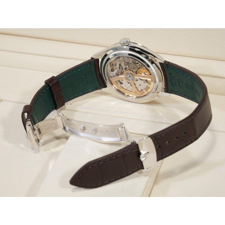 ロレックス 1908 Ref.52506 プラチナ アイスブルー文字盤 革ベルト | ROLEX | 06