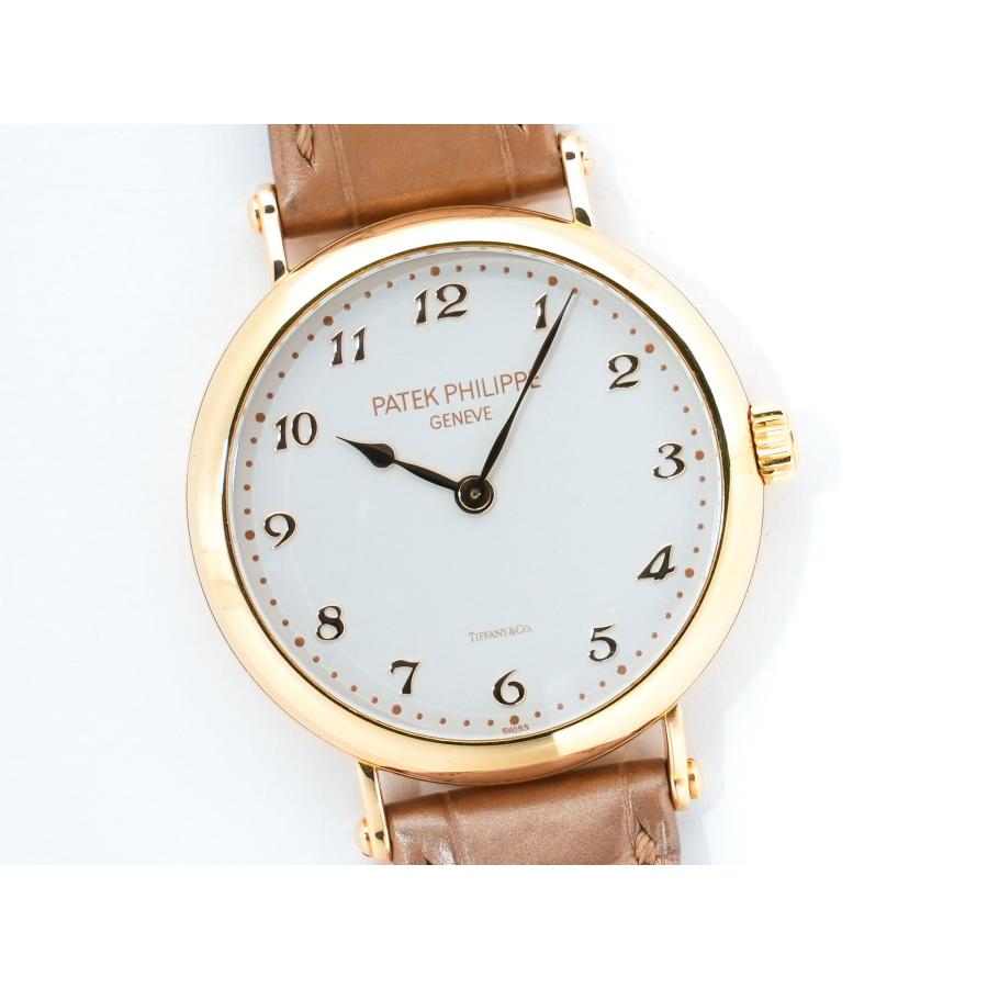 パテックフィリップ カラトラバ TIFFANY&CO. Ref.7200R-001 ローズゴールド シルバー・グレイン文字盤 | カラトラバ | 02