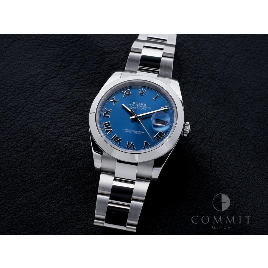 ロレックス デイトジャスト41 Ref.126300 ステンレススチール アズーロブルー文字盤 オイスターブレスレット | デイトジャスト | 10
