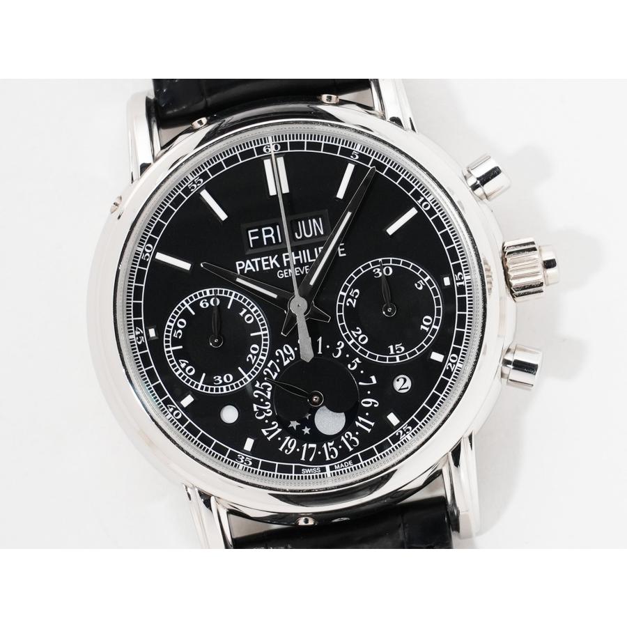 パテックフィリップ パーペチュアルカレンダー スプリットセコンド クロノグラフ Ref.5204P-011 PT ブラック文字盤 | PATEK PHILIPPE | 02