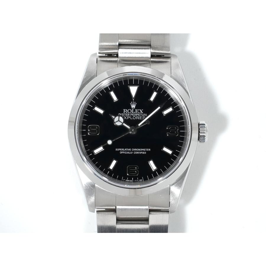 ロレックス エクスプローラーI Ref.14270 ステンレススチール ブラック文字盤 オイスターブレスレット | エクスプローラー（ROLEX） | 01