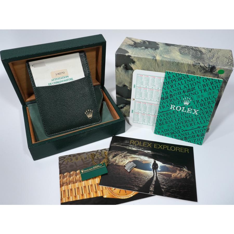 ロレックス エクスプローラーI Ref.14270 ステンレススチール ブラック文字盤 オイスターブレスレット | エクスプローラー（ROLEX） | 09