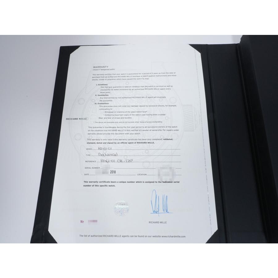 リシャールミル ヨハン ブレイク Ref.RM61-01 TZP Black Ceramic×Carbon TPT スケルトン文字盤 | リシャール・ミル | 09