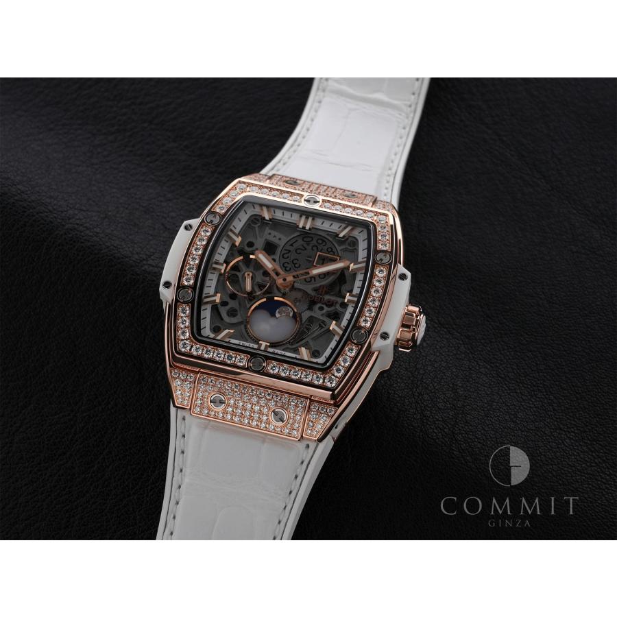 ウブロ スピリット オブ ビッグ バン ムーンフェイズ Ref.647.OE.2080.RW.1604 18KKG スケルトン文字盤 | HUBLOT | 12