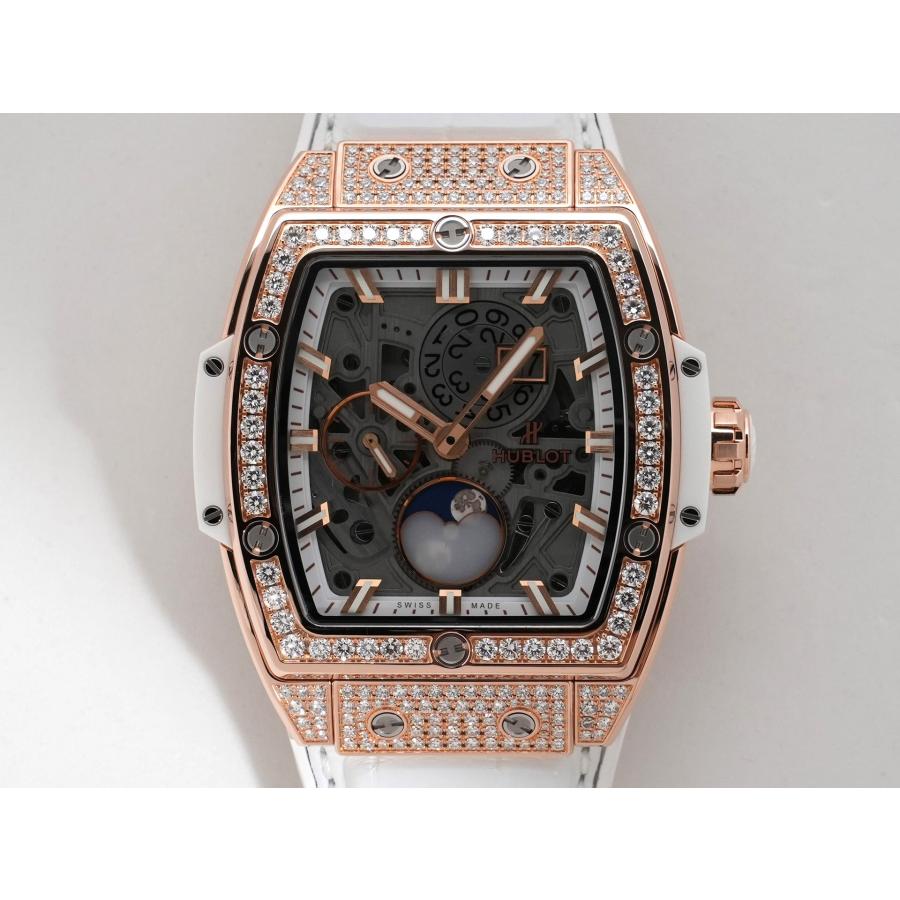 ウブロ スピリット オブ ビッグ バン ムーンフェイズ Ref.647.OE.2080.RW.1604 18KKG スケルトン文字盤 | HUBLOT | 01