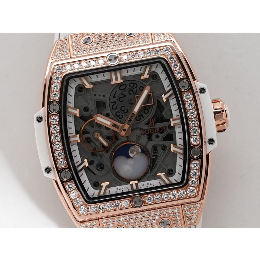 ウブロ スピリット オブ ビッグ バン ムーンフェイズ Ref.647.OE.2080.RW.1604 18KKG スケルトン文字盤 | HUBLOT | 02