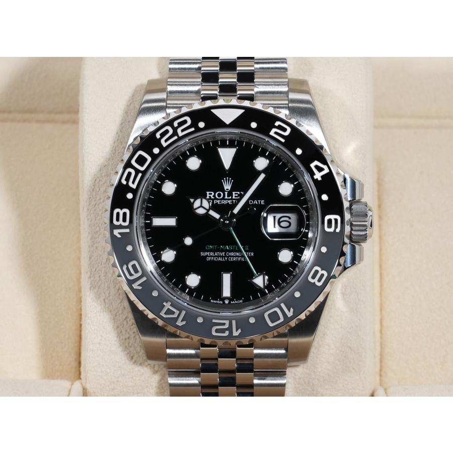 ロレックス GMTマスターII Ref.126710GRNR SS ブラック文字盤 ジュビリーブレスレット | GMTマスター | 01