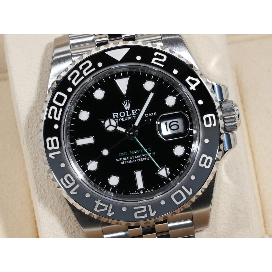 ロレックス GMTマスターII Ref.126710GRNR SS ブラック文字盤 ジュビリーブレスレット | GMTマスター | 02