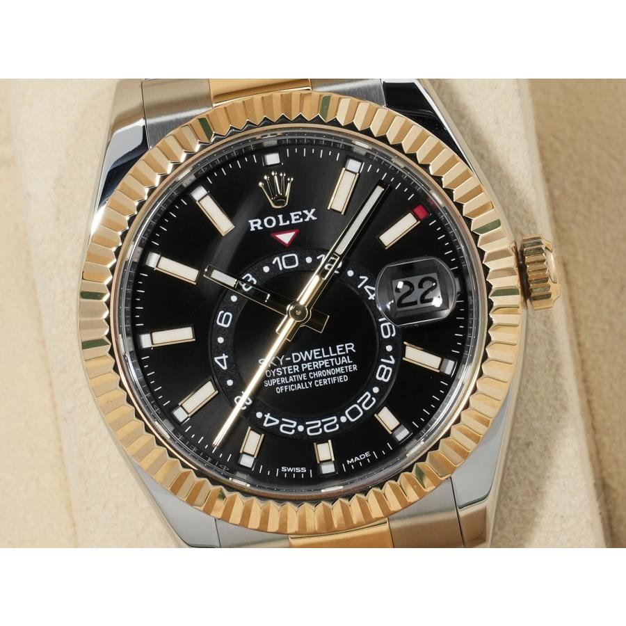 ロレックス スカイドゥエラー Ref.326933 ステンレススチール/イエローゴールド ブラック文字盤 オイスターブレスレット | スカイドゥエラー | 02