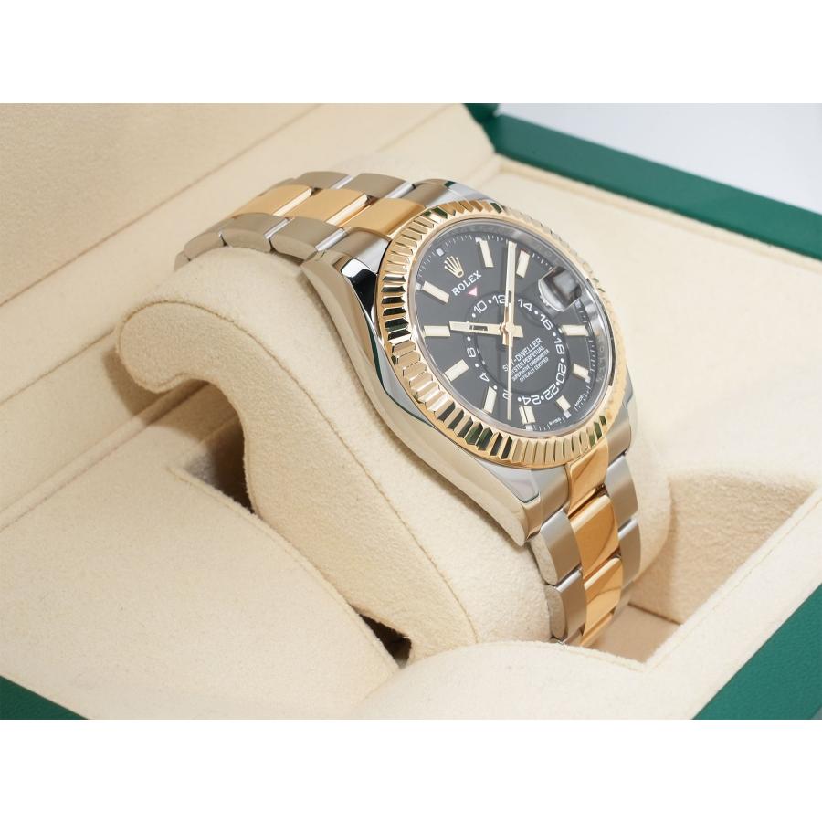ロレックス スカイドゥエラー Ref.326933 ステンレススチール/イエローゴールド ブラック文字盤 オイスターブレスレット | スカイドゥエラー | 04