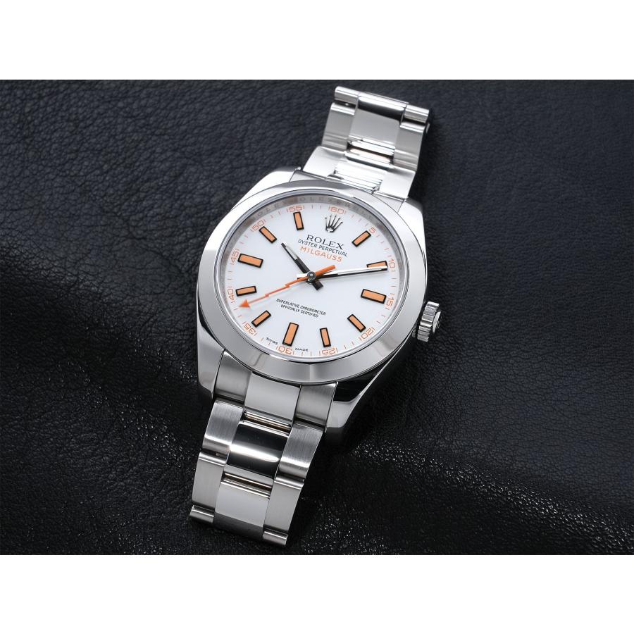 ロレックス ミルガウス Ref.116400 ステンレススチール ホワイト文字盤 | ミルガウス | 11