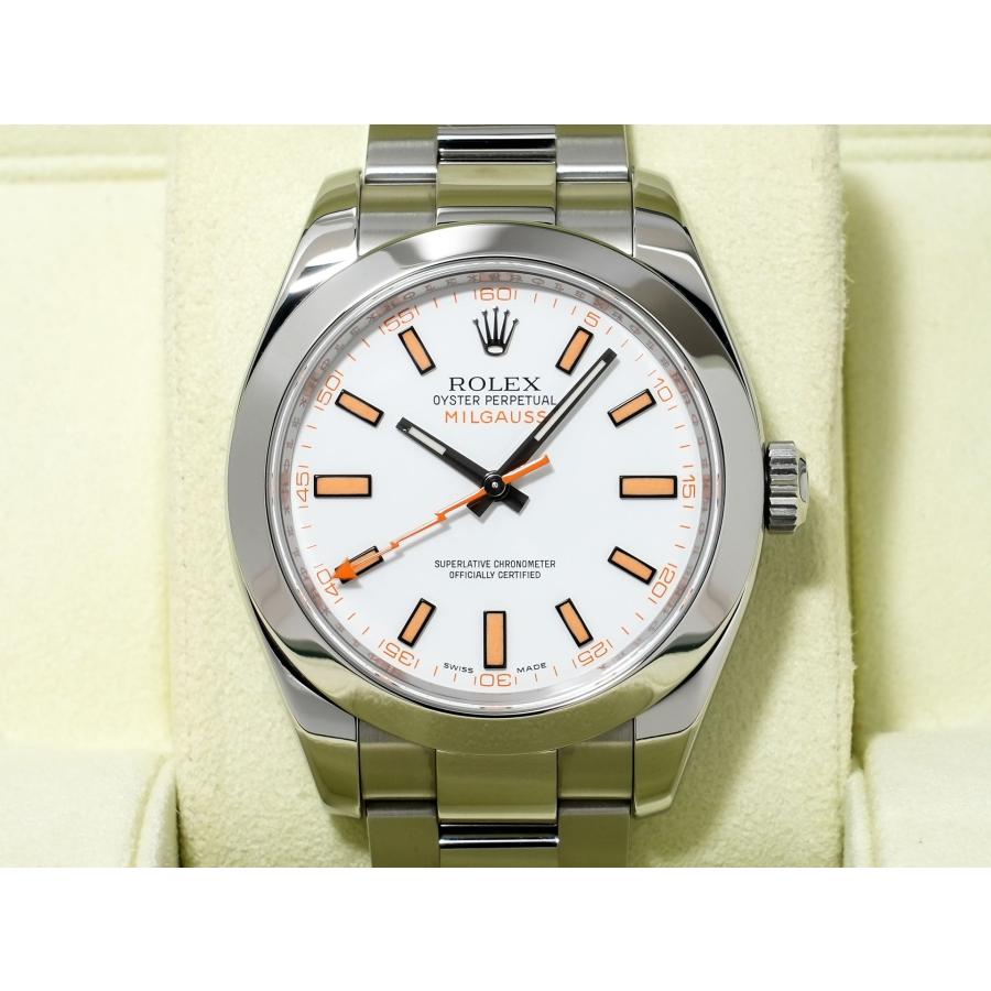 ロレックス ミルガウス Ref.116400 ステンレススチール ホワイト文字盤 | ミルガウス | 01