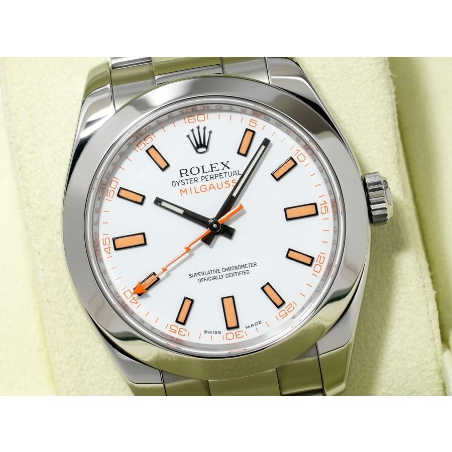 ロレックス ミルガウス Ref.116400 ステンレススチール ホワイト文字盤 | ミルガウス | 02