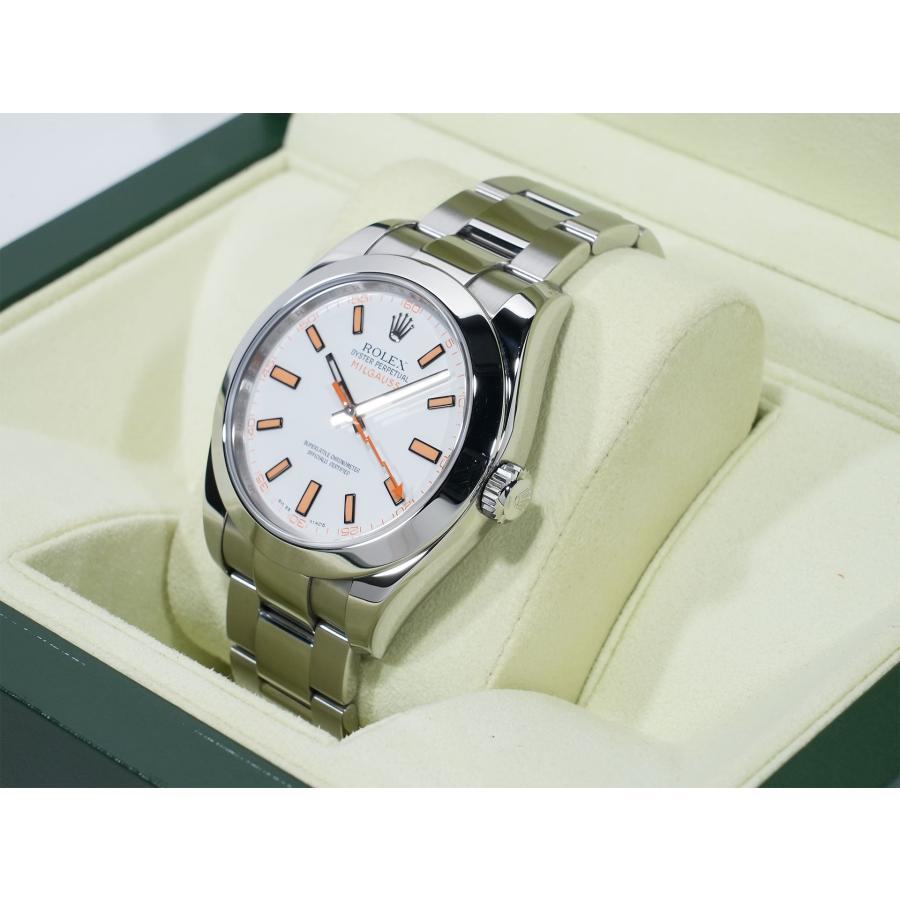 ロレックス ミルガウス Ref.116400 ステンレススチール ホワイト文字盤 | ミルガウス | 03