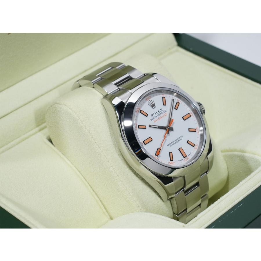 ロレックス ミルガウス Ref.116400 ステンレススチール ホワイト文字盤 | ミルガウス | 04