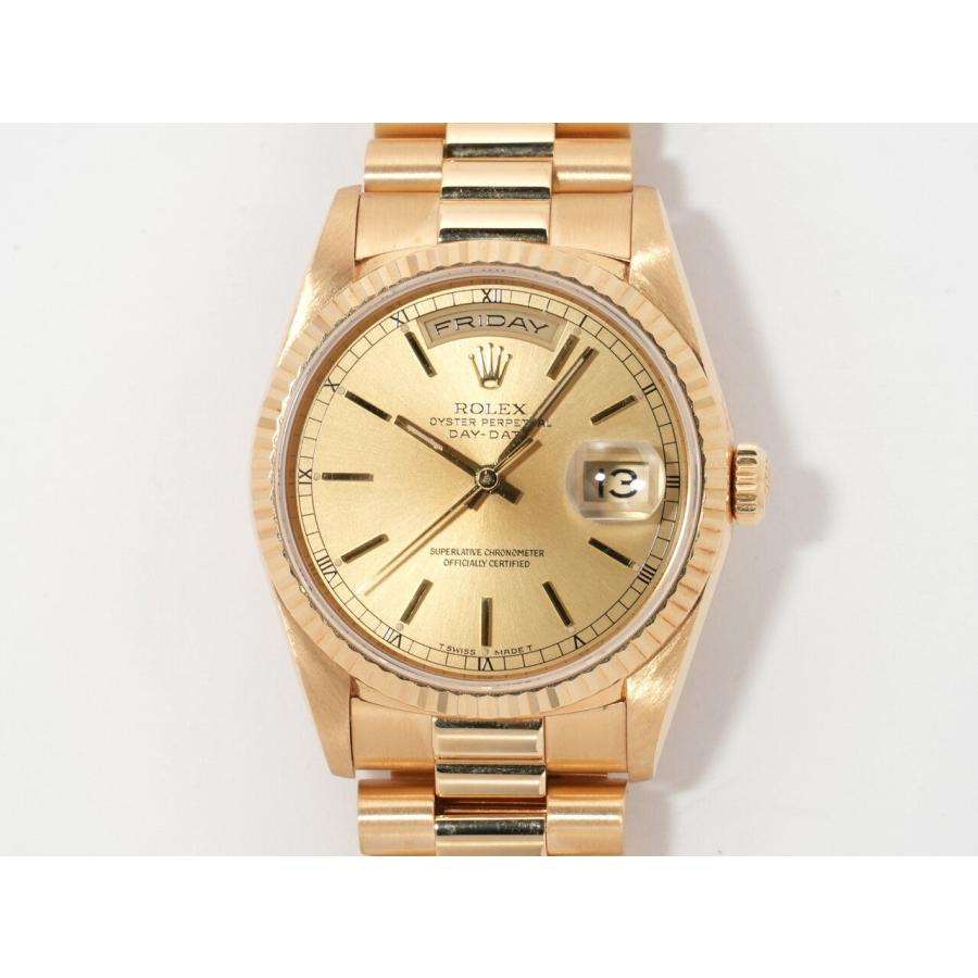 ロレックス デイデイト36 Ref.18238 イエローゴールド シャンパンゴールド文字盤 | デイデイト | 01