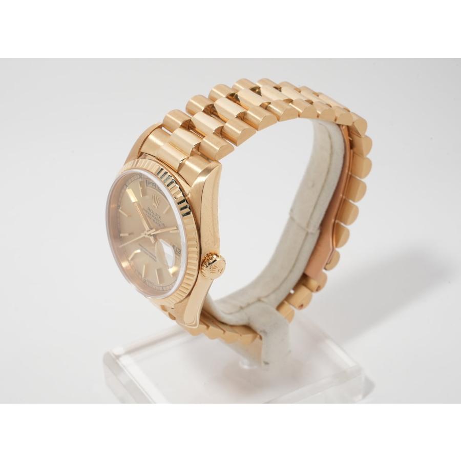 ロレックス デイデイト36 Ref.18238 イエローゴールド シャンパンゴールド文字盤 | デイデイト | 03