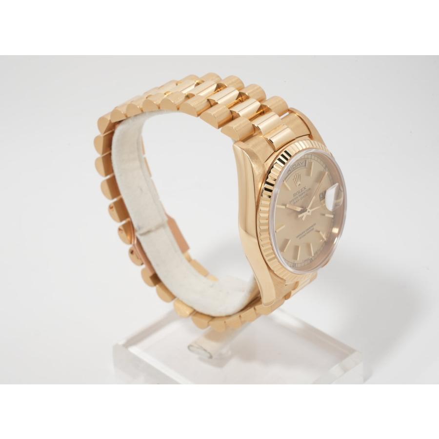 ロレックス デイデイト36 Ref.18238 イエローゴールド シャンパンゴールド文字盤 | デイデイト | 04