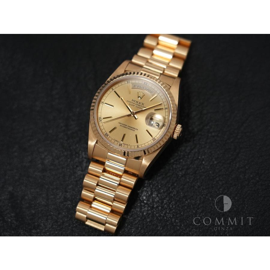 ロレックス デイデイト36 Ref.18238 イエローゴールド シャンパンゴールド文字盤 | デイデイト | 09