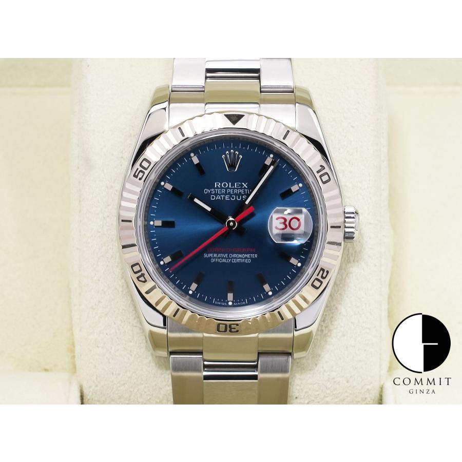 ロレックス デイトジャスト ターノグラフ Ref.116264 ステンレススチール/ホワイトゴールド ブルー文字盤 オイスターブレスレット | デイトジャスト