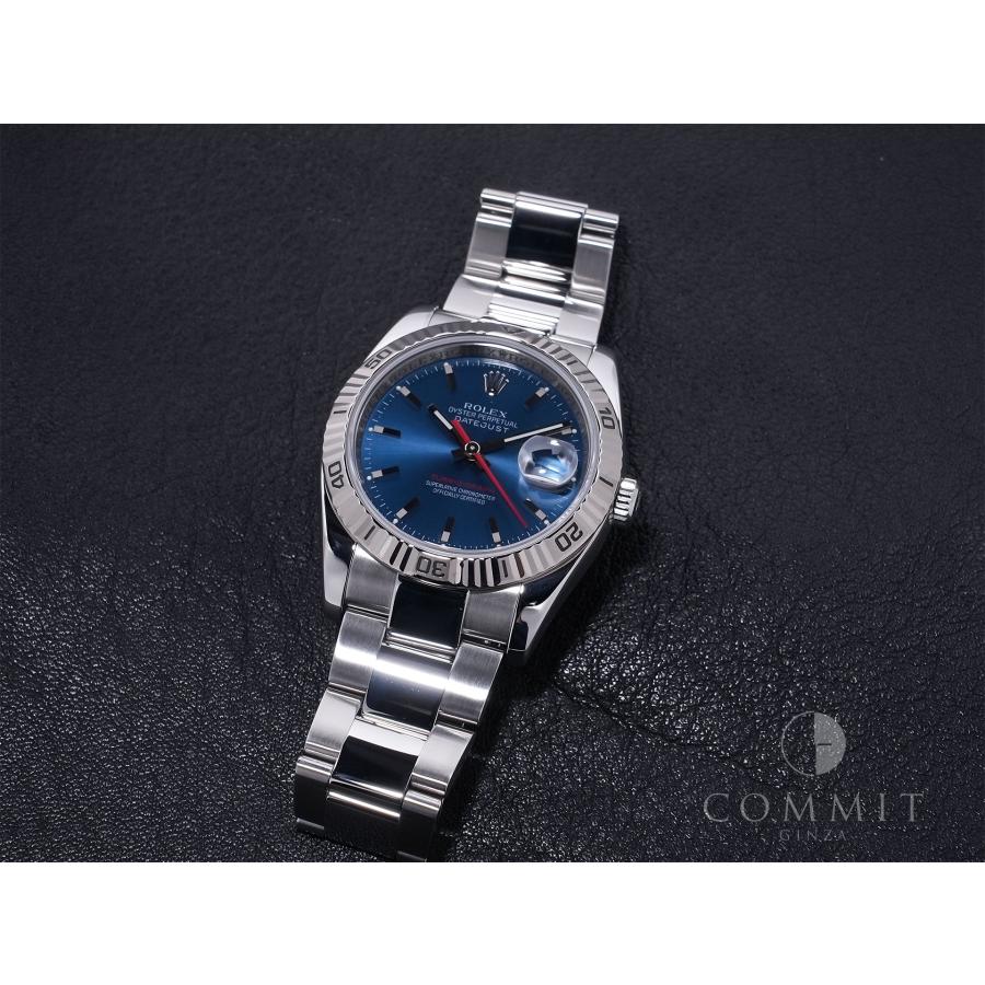ロレックス デイトジャスト ターノグラフ Ref.116264 ステンレススチール/ホワイトゴールド ブルー文字盤 オイスターブレスレット | デイトジャスト | 10