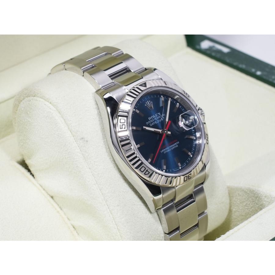 ロレックス デイトジャスト ターノグラフ Ref.116264 ステンレススチール/ホワイトゴールド ブルー文字盤 オイスターブレスレット | デイトジャスト | 04