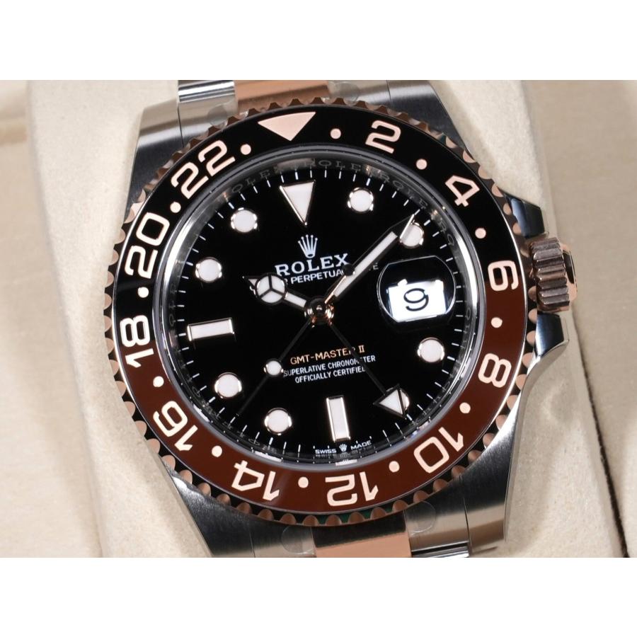 ロレックス GMTマスターII Ref.126711CHNR SS/ERG ブラック文字盤 | GMTマスター | 02