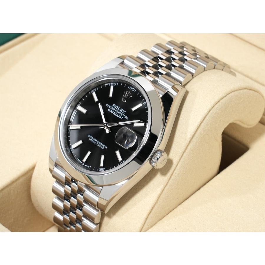 ロレックス デイトジャスト41 Ref.126300 ステンレススチール ブラック文字盤 ジュビリーブレスレット | デイトジャスト | 03