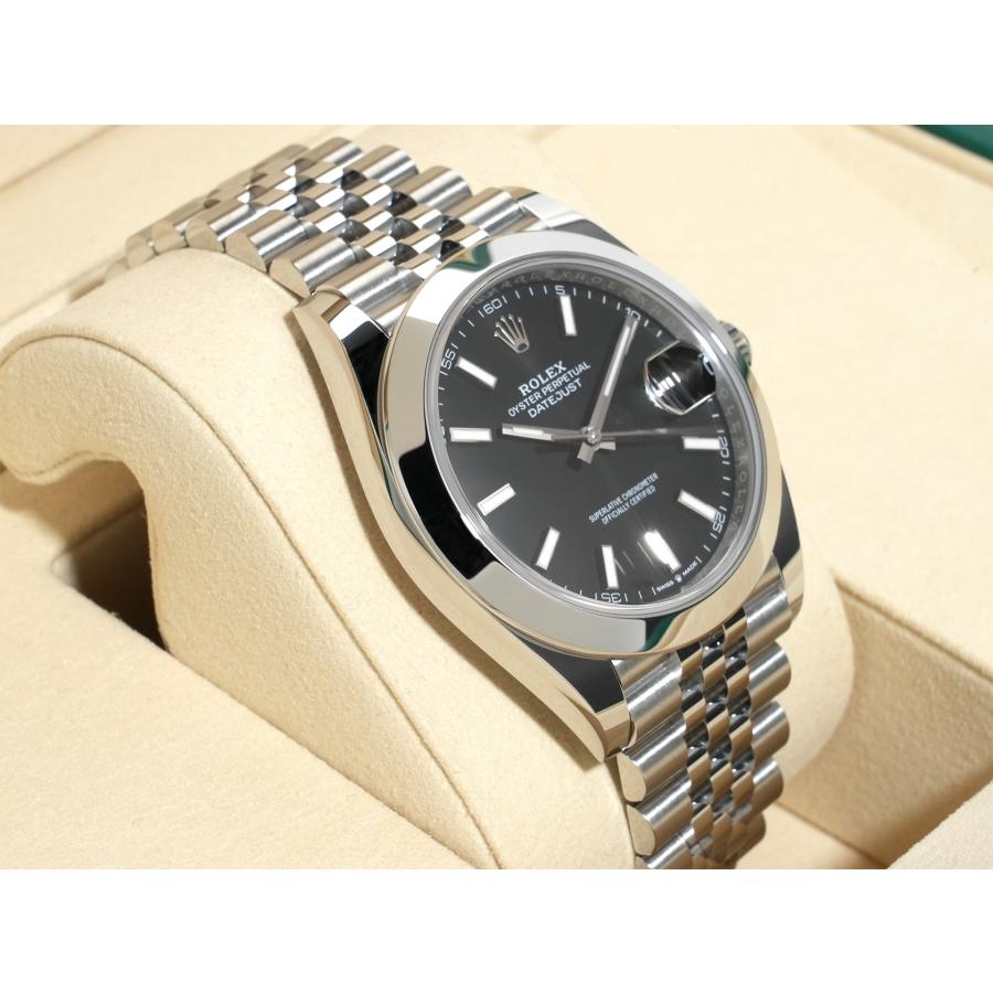 ロレックス デイトジャスト41 Ref.126300 ステンレススチール ブラック文字盤 ジュビリーブレスレット | デイトジャスト | 04