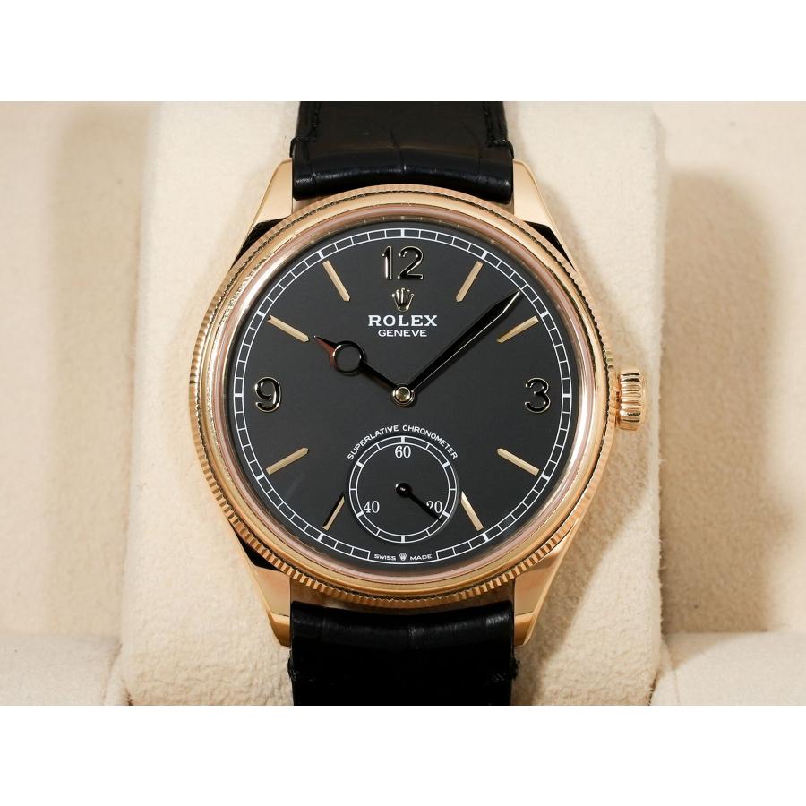 ロレックス 1908 Ref.52508 イエローゴールド ブラック文字盤 革ベルト | ROLEX | 01