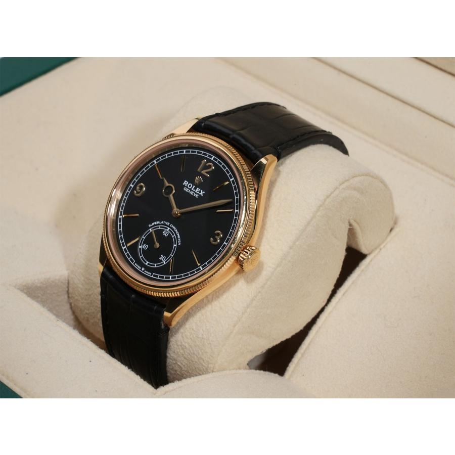 ロレックス 1908 Ref.52508 イエローゴールド ブラック文字盤 革ベルト | ROLEX | 03