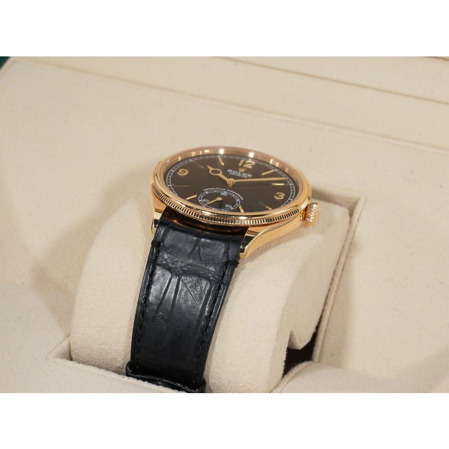 ロレックス 1908 Ref.52508 イエローゴールド ブラック文字盤 革ベルト | ROLEX | 05