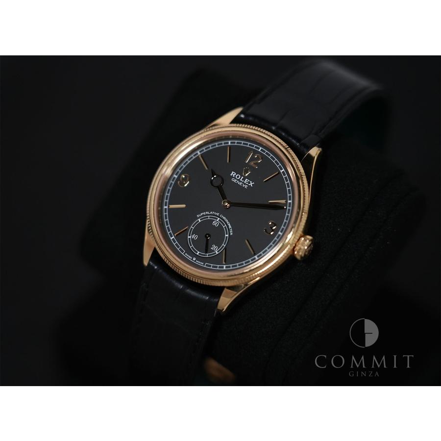 ロレックス 1908 Ref.52508 イエローゴールド ブラック文字盤 革ベルト | ROLEX | 09