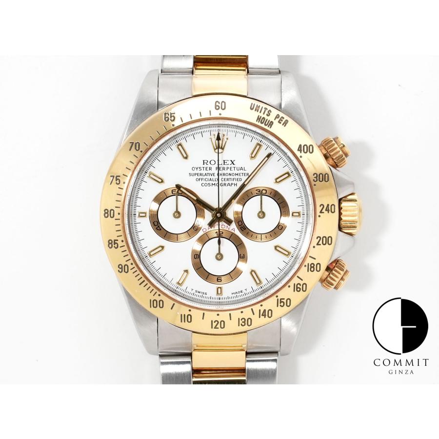 ロレックス デイトナ エルプリメロ Ref.16523 ステンレススチール/イエローゴールド ホワイト文字盤 | コスモグラフ デイトナ