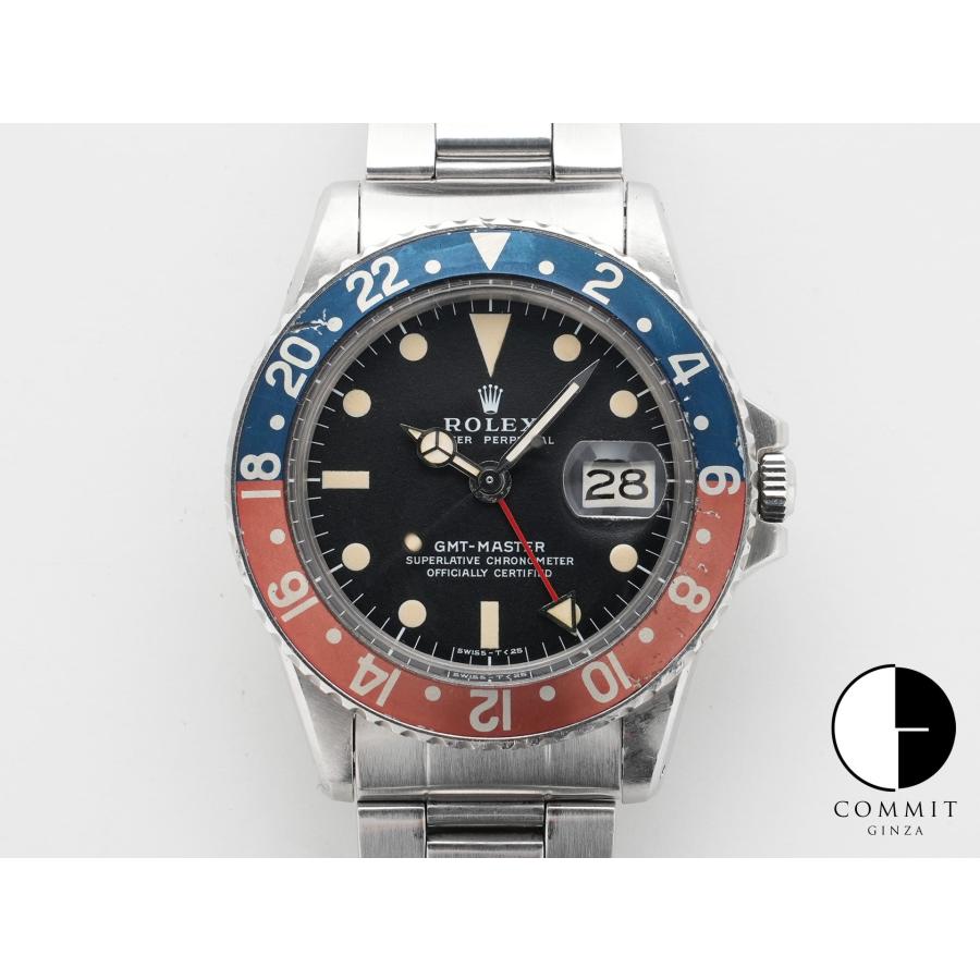 ロレックス GMTマスター Ref.1675 ステンレススチール ブラック文字盤 オイスターブレスレット | GMTマスター