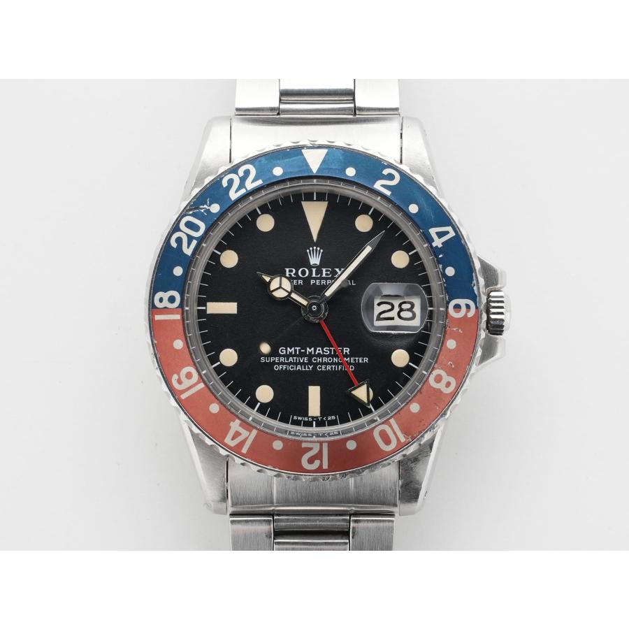 ロレックス GMTマスター Ref.1675 ステンレススチール ブラック文字盤 オイスターブレスレット | GMTマスター | 01