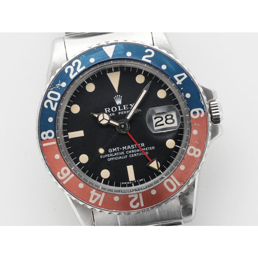 ロレックス GMTマスター Ref.1675 ステンレススチール ブラック文字盤 オイスターブレスレット | GMTマスター | 02