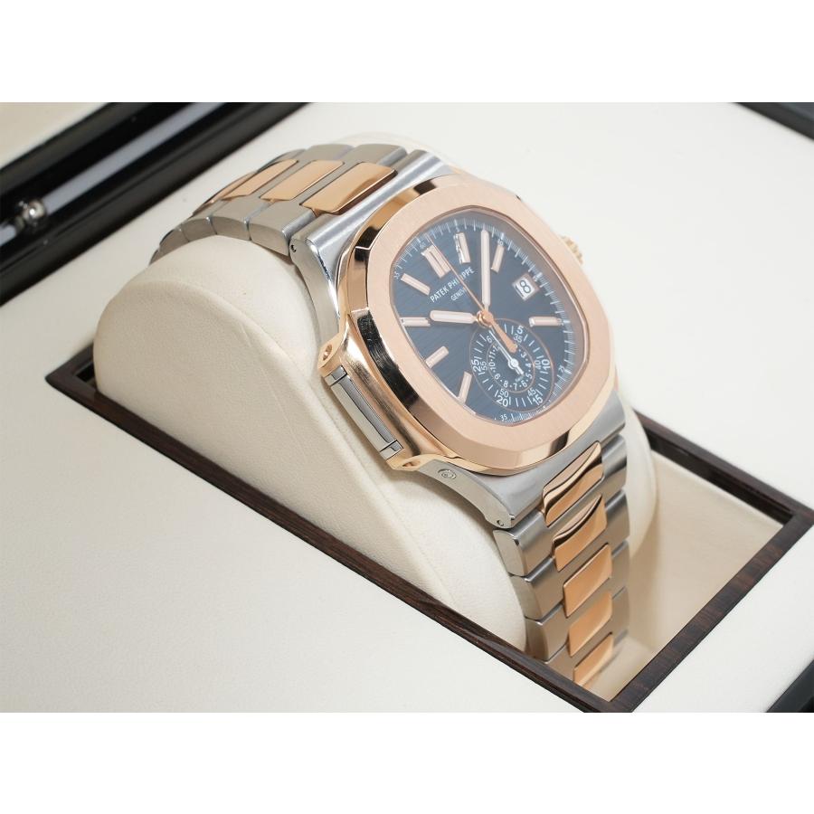 パテックフィリップ ノーチラス クロノグラフ Ref.5980/1AR-001 ステンレススチール/ローズゴールド ブルー文字盤 | ノーチラス | 04