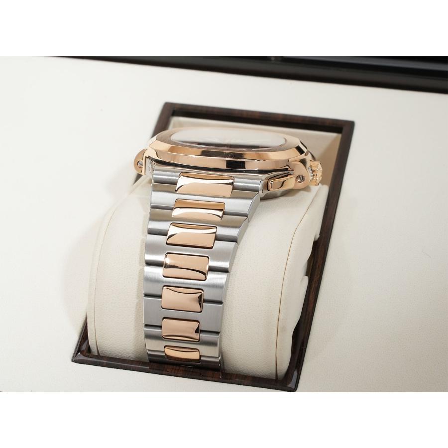 パテックフィリップ ノーチラス クロノグラフ Ref.5980/1AR-001 ステンレススチール/ローズゴールド ブルー文字盤 | ノーチラス | 05