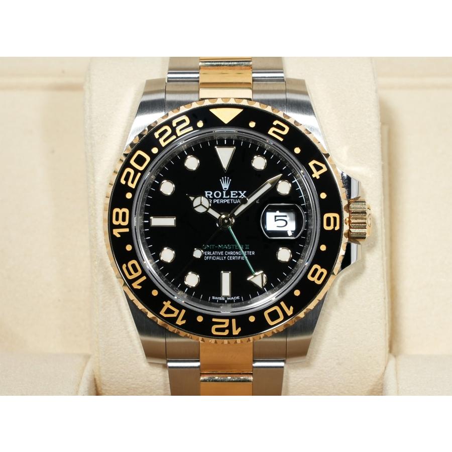 ロレックス GMTマスターII Ref.116713LN ステンレススチール/イエローゴールド ブラック文字盤 オイスターブレスレット | GMTマスター | 01